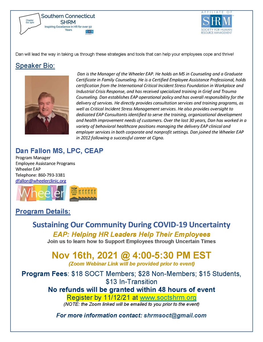 Southern CT SHRM tweet media