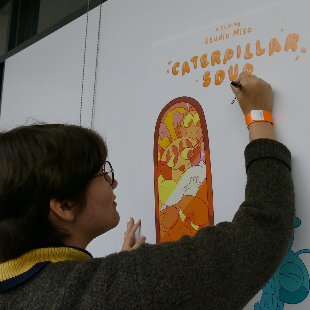 FCfilmfestival's tweet photo. Sharpies at the ready! 🖊️
We caught many of the filmmakers who attended #FCFF2021 to get a quick signature on their posters lining the walls of the box office!
While some went home with their filmmaker, we are so excited to hang these spectacular posters up on our office walls! https://t.co/hGEpqknYsk