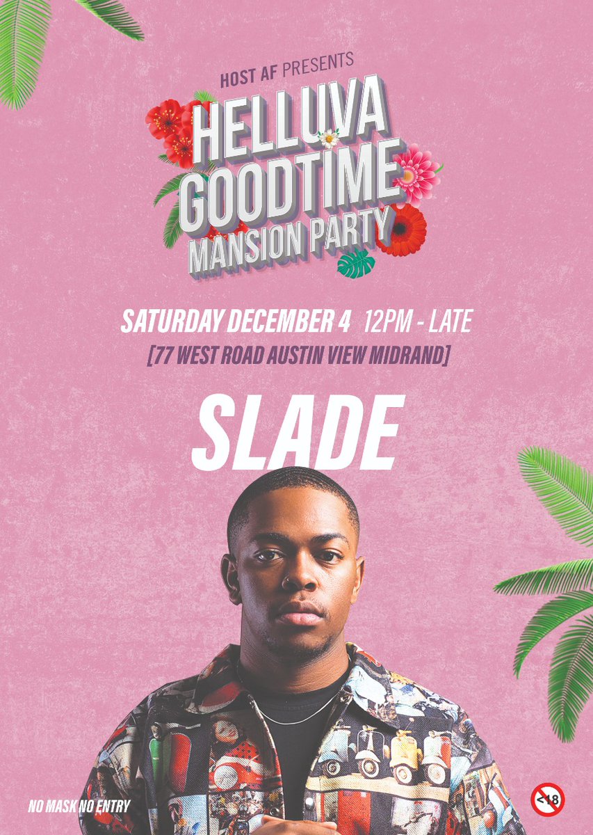 just_L33_'s tweet photo. On the 4th of December the HostAF team will be hosting the biggest Mansion Party to hit Midrand📍make sure to get your tickets🎟️check us out on Instagram @host.af🔥 & SAVE THE DATE, you don't wanna miss this one😭#HelluvaGoodtime https://t.co/lihRoKswC6
