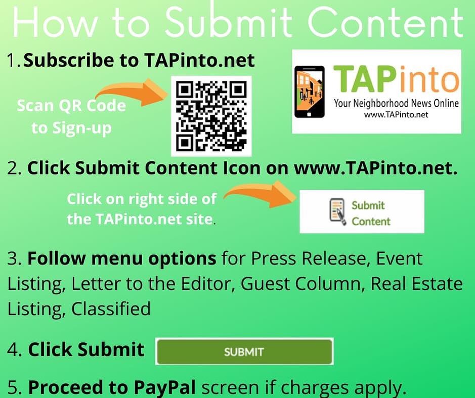 SoPlainfieldTAP's tweet image. Help me spread the word for organizations, town committees, teams, schools, religious groups, professional organizations, businesses and residents to utilize our DIY menu! #hyperlocalnews #submitcontent #tapintolocal #digitalmarketing Thank you Bobbie Peer!