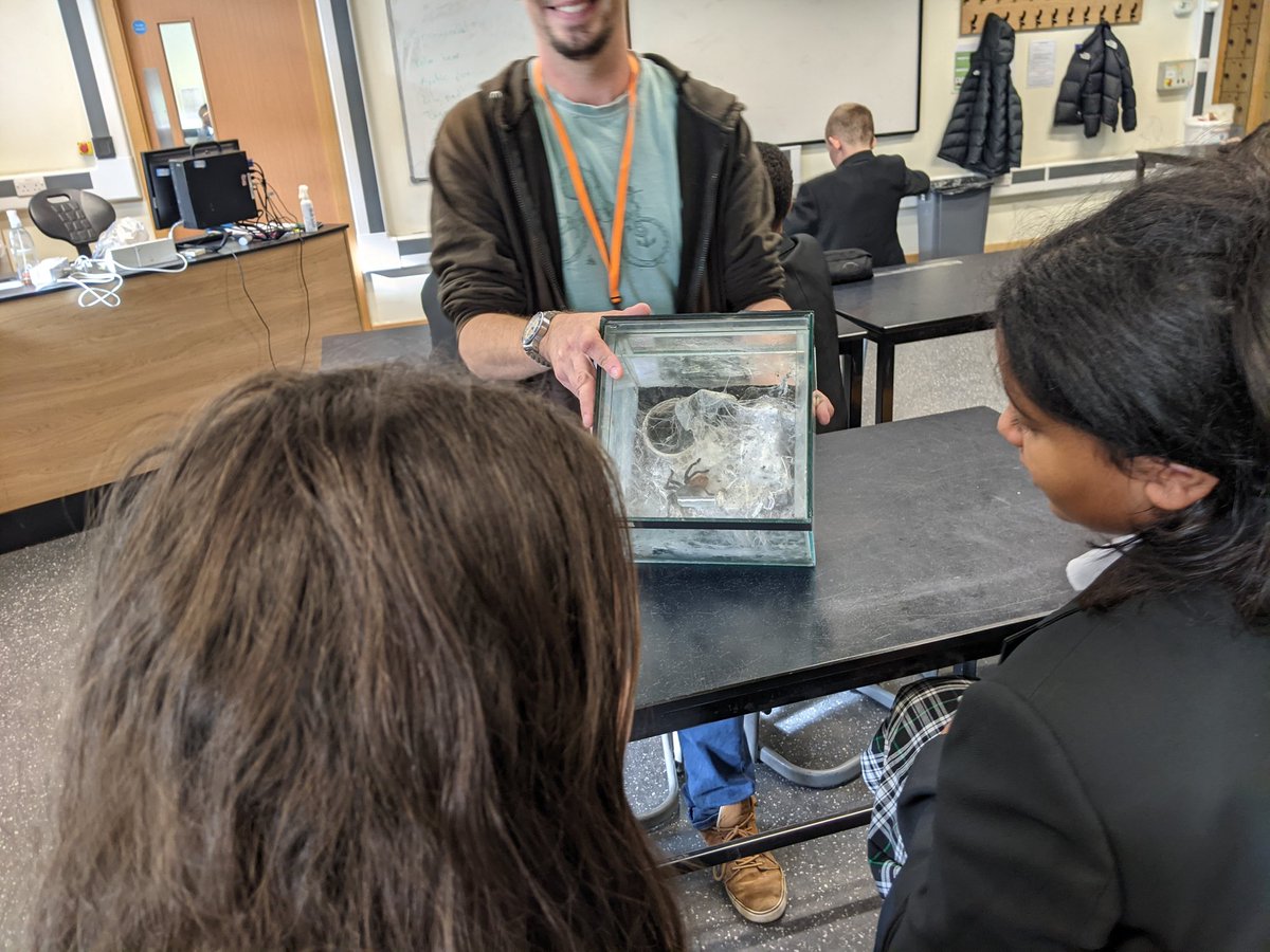 Great interactive experience for students in science today. They saw and handled a snake, geko, tarantula and rat! <a href="/MissPetrou/">Miss Petrou</a> <a href="/ESJScienceAhmed/">Mrs Ahmed</a>  <a href="/MrsJavedESJ/">Mrs Javed</a> <a href="/ScienceAtESJ/">ESJ Science</a> <a href="/EppingStJohns/">ESJ</a>