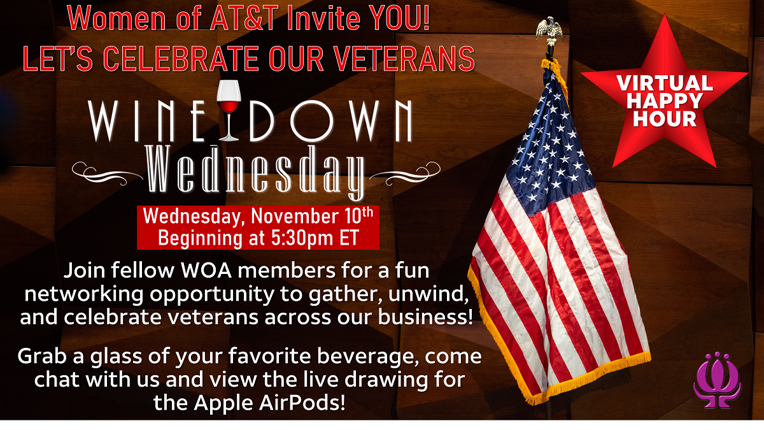 Join us this Wednesday for our Wine Down Wednesday event! We look forward to networking with you! Register on tSpace.
#womenofatt #networking