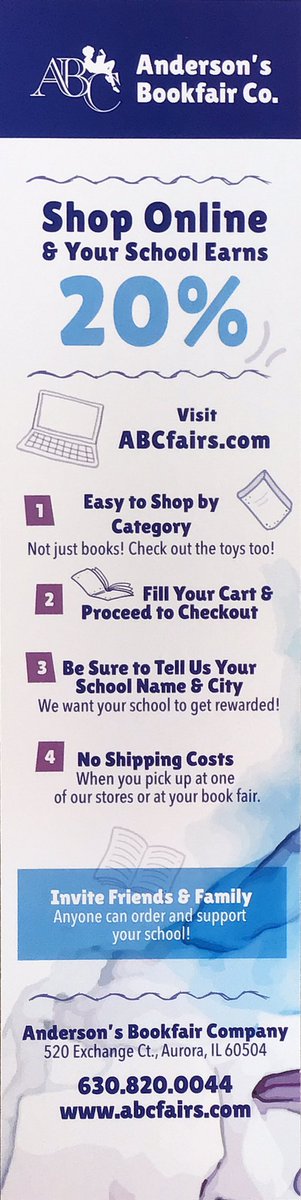 Roosevelt’s @AndersonsBkshp Book Fair is underway! Our students are previewing the book fair with their classes and can make purchases in school. Families can place orders online using these easy instructions. Our school library benefits from all sales! @RooseveltLLC