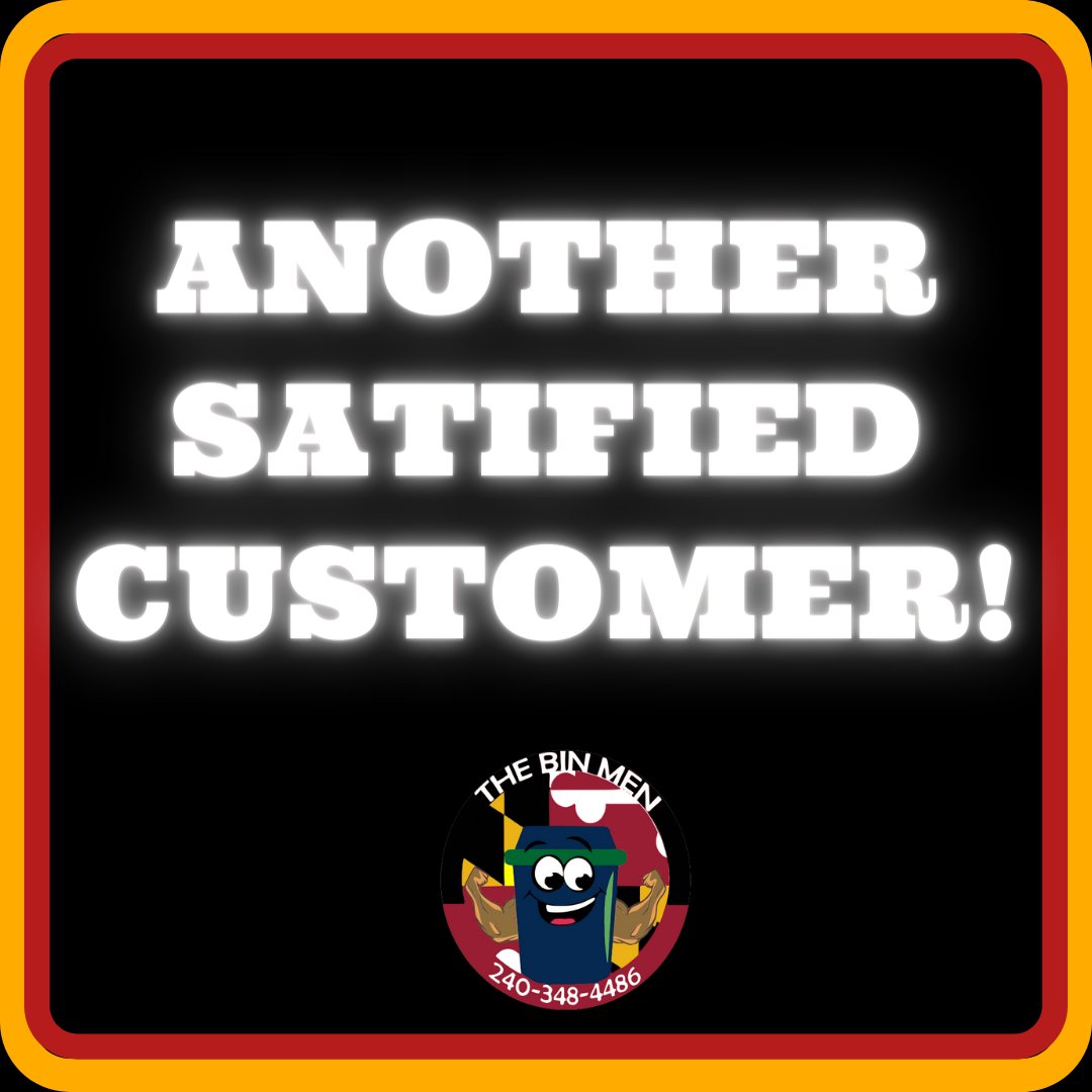 binmendmv's tweet photo. 😍We love when our customers enjoy our services and leave us an amazing review. 😍
#thebinmen #thebinmendmv #bincleaning #binwash #binwashing #binclean #trashcleaningservice #cleaningservices #pgcounty https://t.co/kWwXKuI2mM