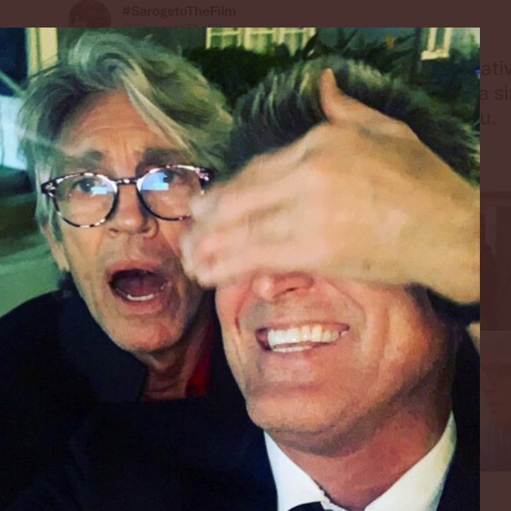 This moment of filming <a href="/SarogetoTheFilm/">#SarogetoTheFilm</a> was one of my favorites - after an intense scene with the incredible <a href="/EricRoberts/">Eric Roberts</a>, we let loose for laughs! #IloveMyJob #actorslife #filmmaking #acting #EricRoberts #legend