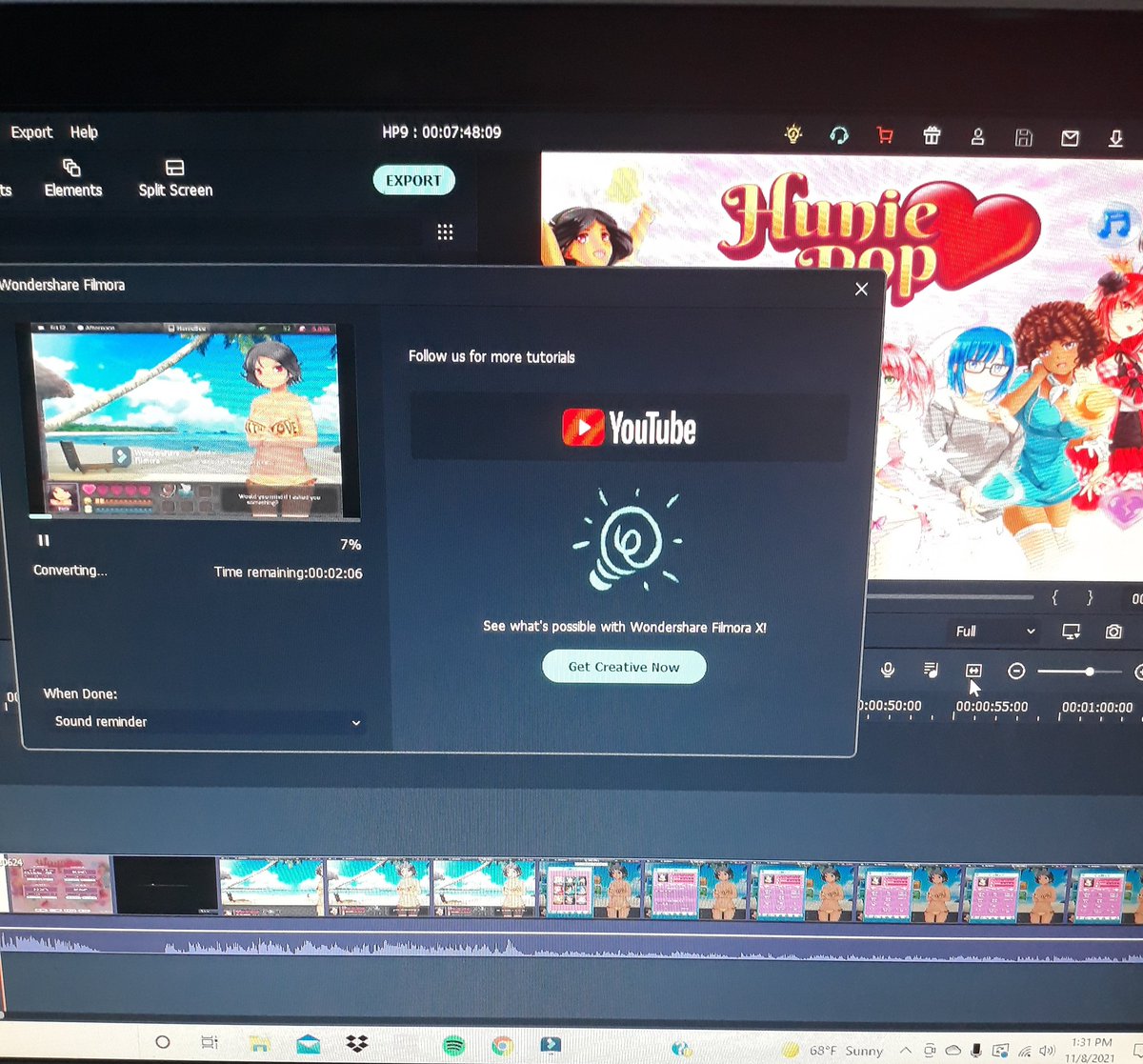 Gamer_Chic91901's tweet image. #editing #shortvideo #videogames #YouTuber #YouTube #huniepop