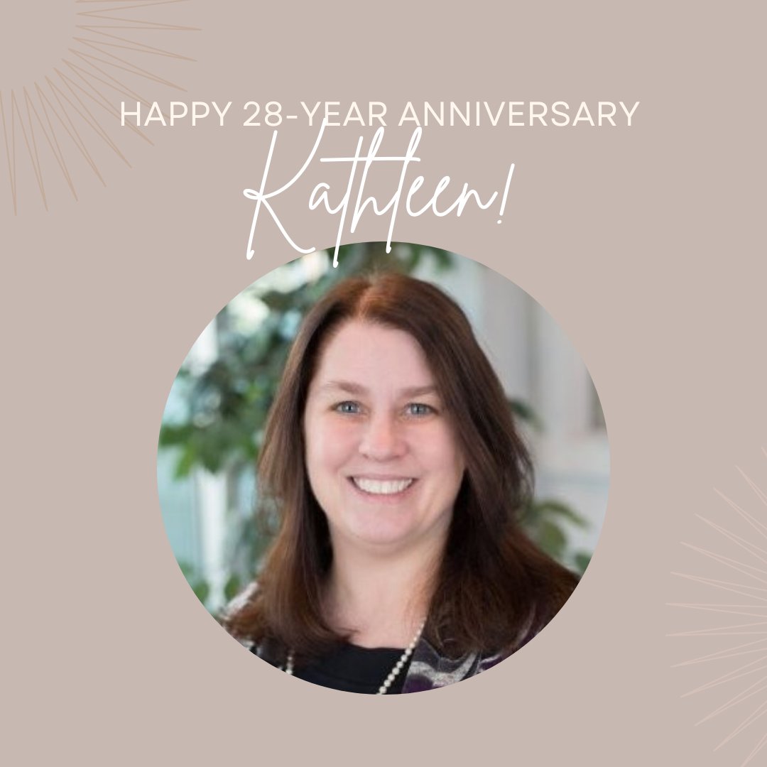 StaffSolEnt's tweet image. Today marks Kathleen's 28 year anniversary with SSE!! 🎉 Kathleen, we are so thankful for all you do every day ❤️ Cheers to you!