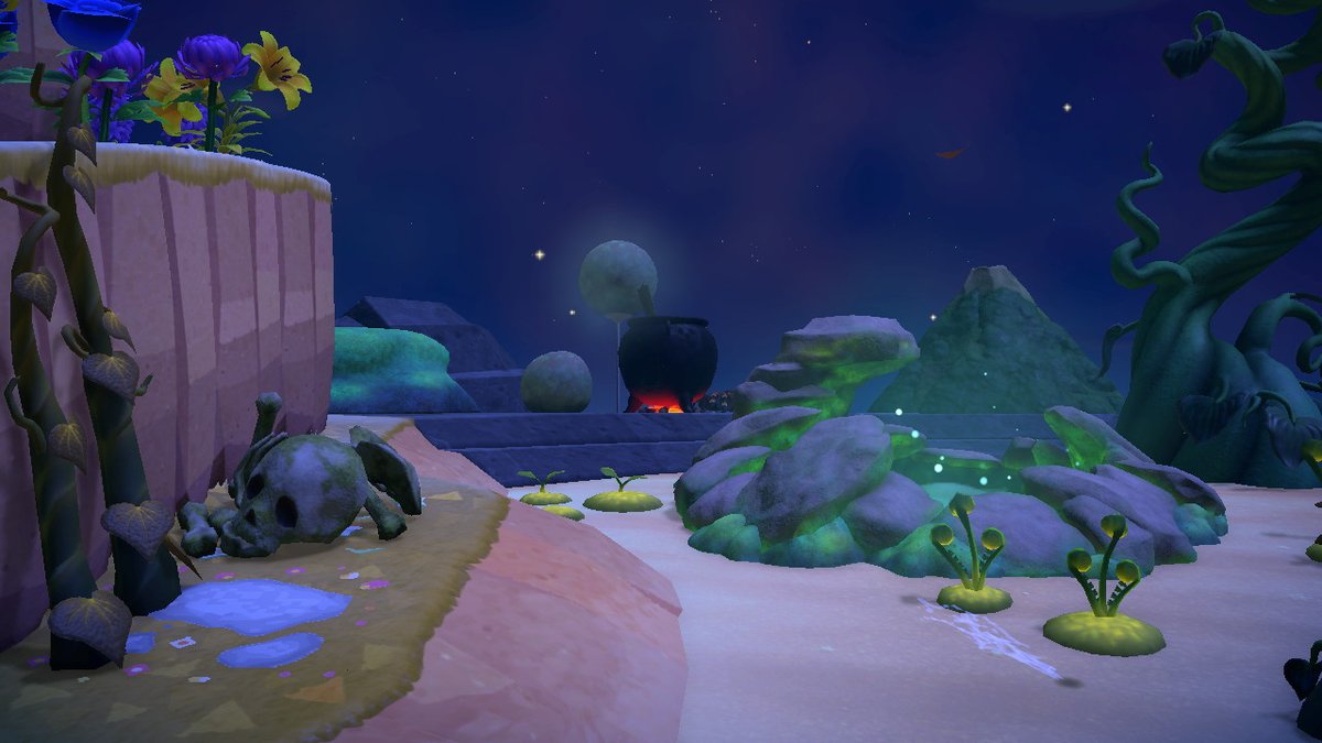 TabbaACNH's tweet photo. LunarFalls is undergoing some major renovations. I'm loving the new museum site (WIP) so far.  #AnimalCrossing #ACNH https://t.co/LWsMzLLyGe