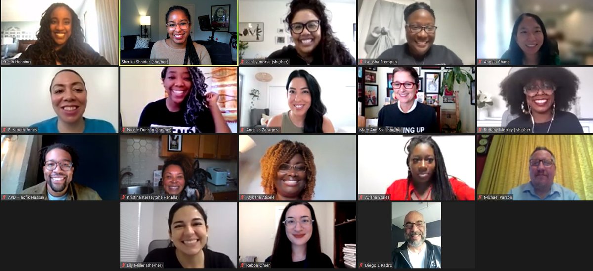 GaultCenter's tweet photo. Welcome to our newest class of Certified JTIP Trainers, which included our 2021 Ambassadors for Racial Justice!
Interested in becoming a 2022 Ambassador for Racial Justice? Apply by Monday, November 15:
https://t.co/oJ9G3SHAGu https://t.co/Jl35TIRcRT