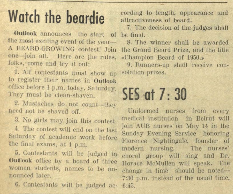 Did you know that the goal of No-Shave November is to spread Cancer awareness?

Fun fact: in 1950, Outlook had a beard growing competition for No-Shave November.