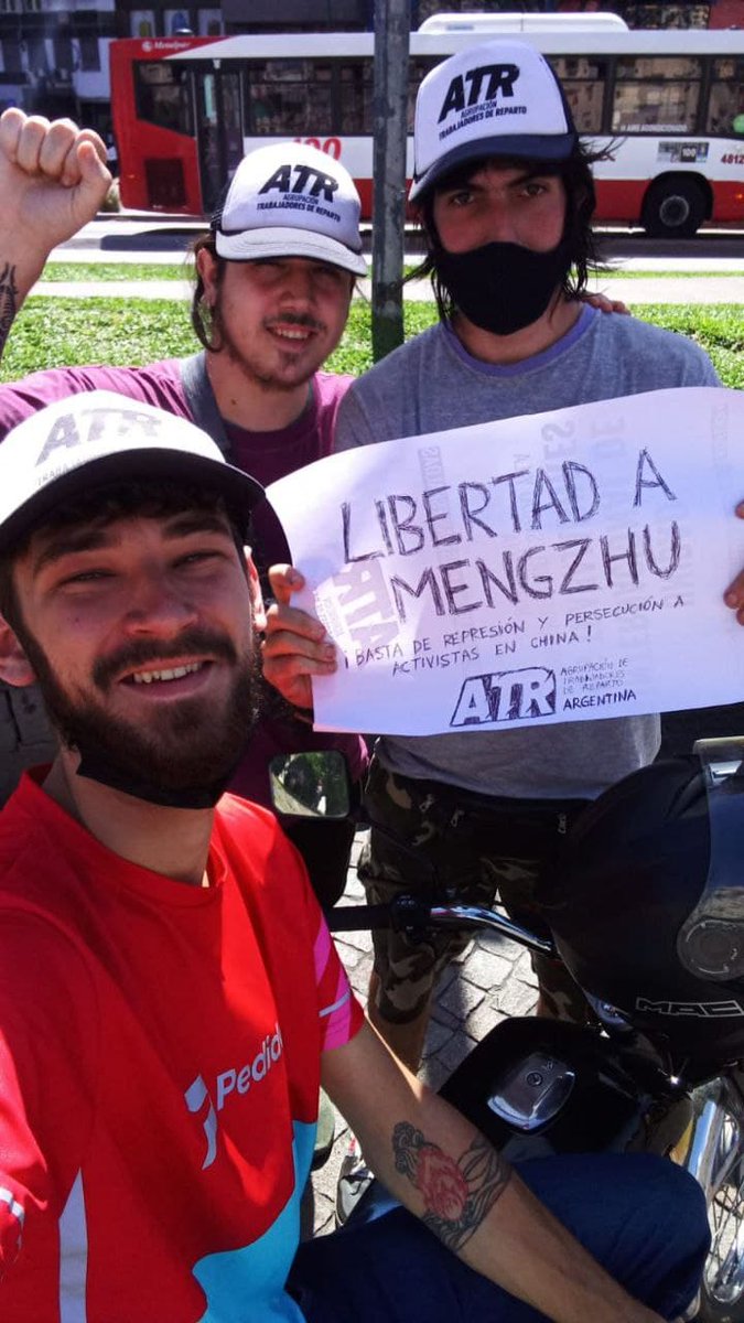 FArbeitswelten's tweet photo. Solidarity from Argentina #FreeMengzhu  https://t.co/nKVnhV7zCL https://t.co/YCTWqiKkiV