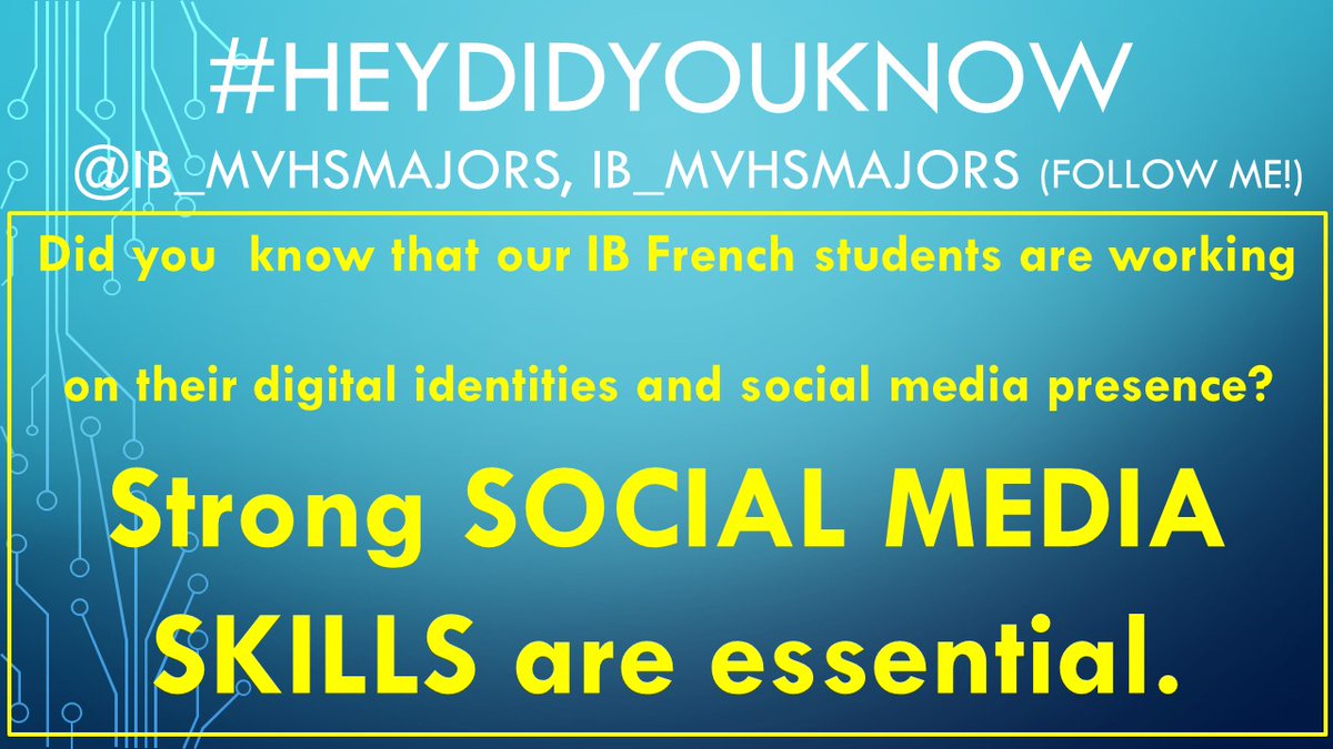 IBelieve social media skills are must-learn!