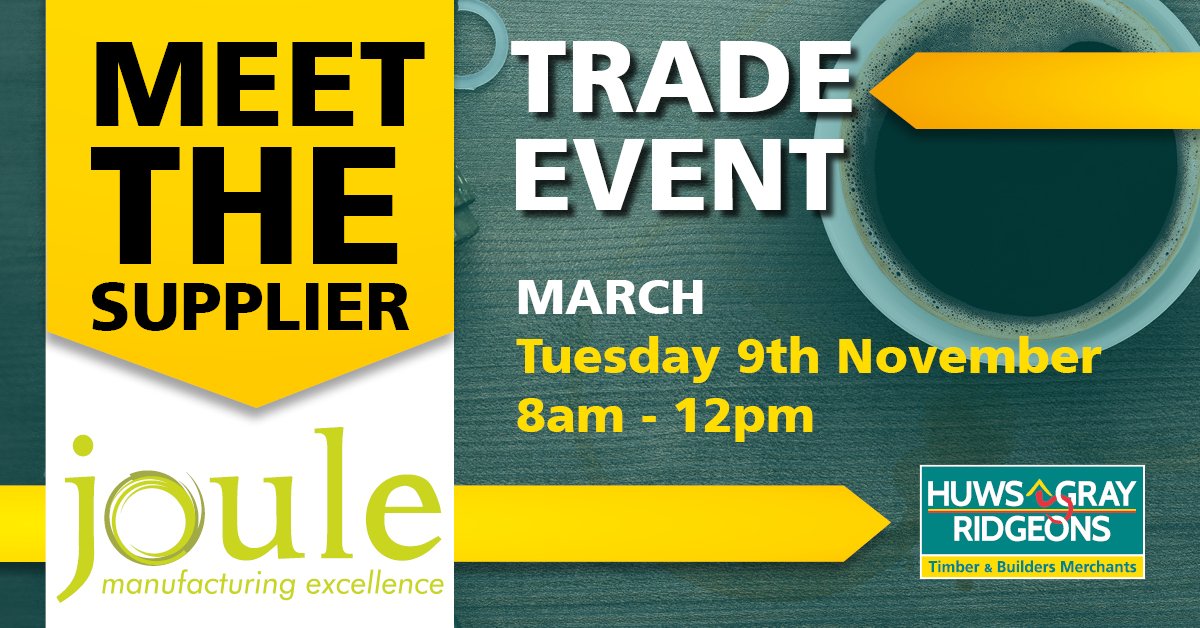 LynnM2020's tweet photo. Why not pop into Huws Gray March  tomorrow and meet @joule to discuss your complete heating solutions #heatpumps #underfloorheating https://t.co/NS3MuS1QOM