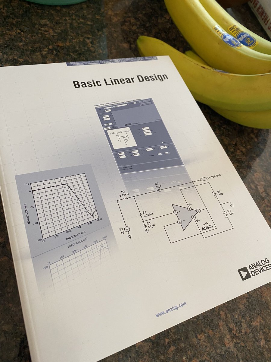 Celebrating National STEM day, (census.gov/newsroom/stori…) and cleaning my office on the weekend - anyone wants a hard copy of the Basic Linear Design book (leftovers from seminar), DM me your shipping address. Also on-line at: analog.com/en/education/e…