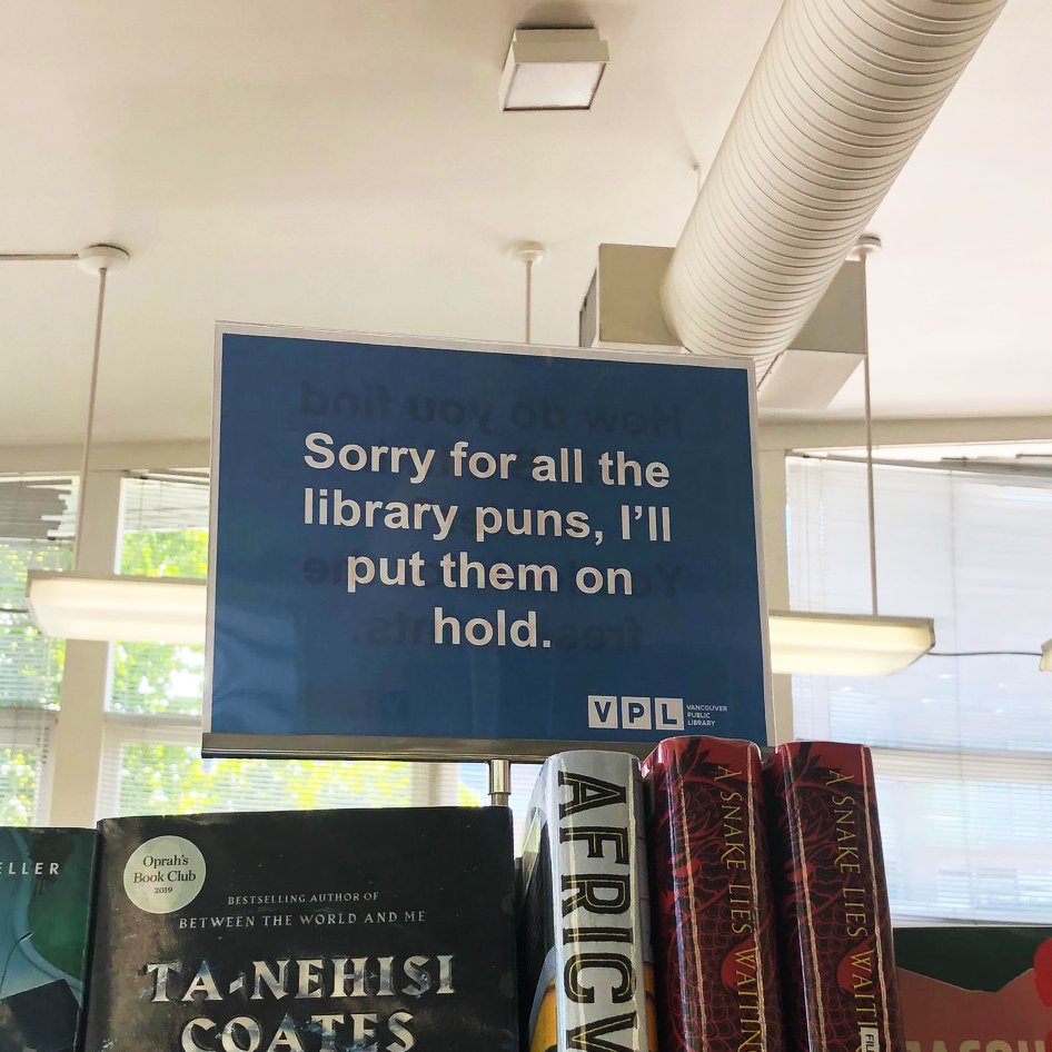 Vancouver Public Library tweet media