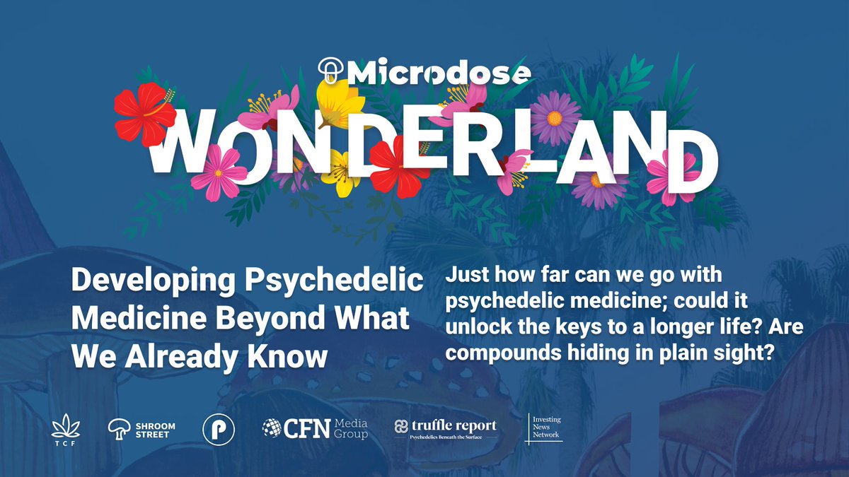 Panel starting now at #WonderlandMiami with ▶️ Abraham Dreazen, IMIO Life ▶️ Ahmad Doroudian @BetterLifeBio ▶️ Greg McKee @TrypTherapeutic ▶️ Jackie von Salm @psilera ▶️ Najla Guthrie @KGKScience ▶️ Sherry Boodram @CannDelta @PsyDelta bit.ly/3awTs6R