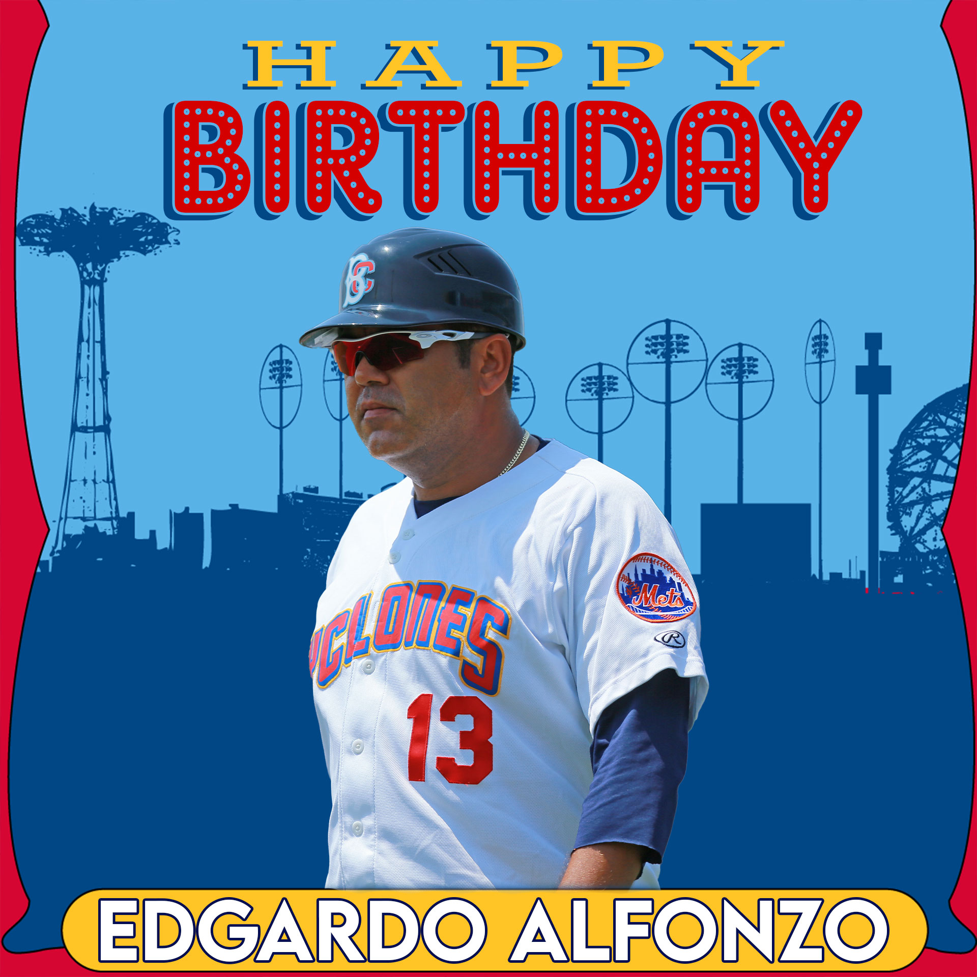 Happy Birthday to Mets legend and Cyclones Championship Manager Edgardo Alfonzo! 