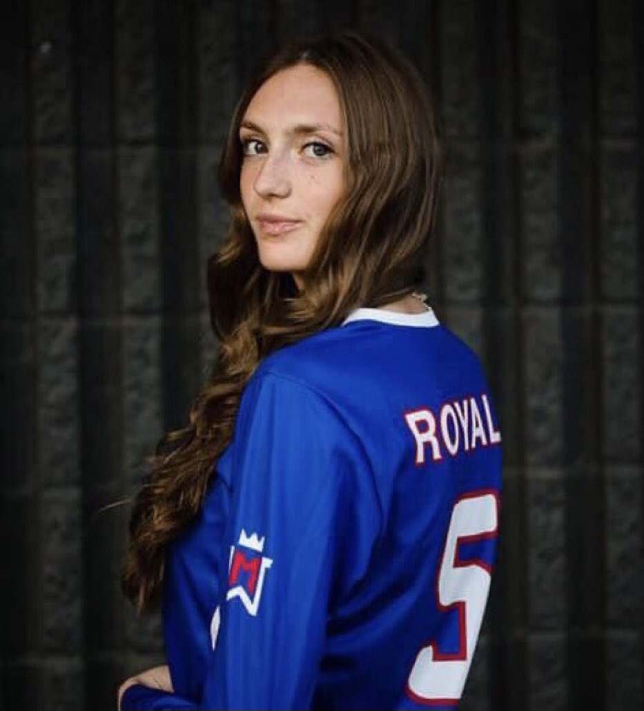 WMRoyalsAD's tweet photo. Royal AOW is Ashley Olson from Volleyball.  Ashley lead the team in kills and kill percentage and had 19 blocks throughout the section tournament. Ashley is also up for All-State team. Congratulations Ashley! https://t.co/nnphBzknNb