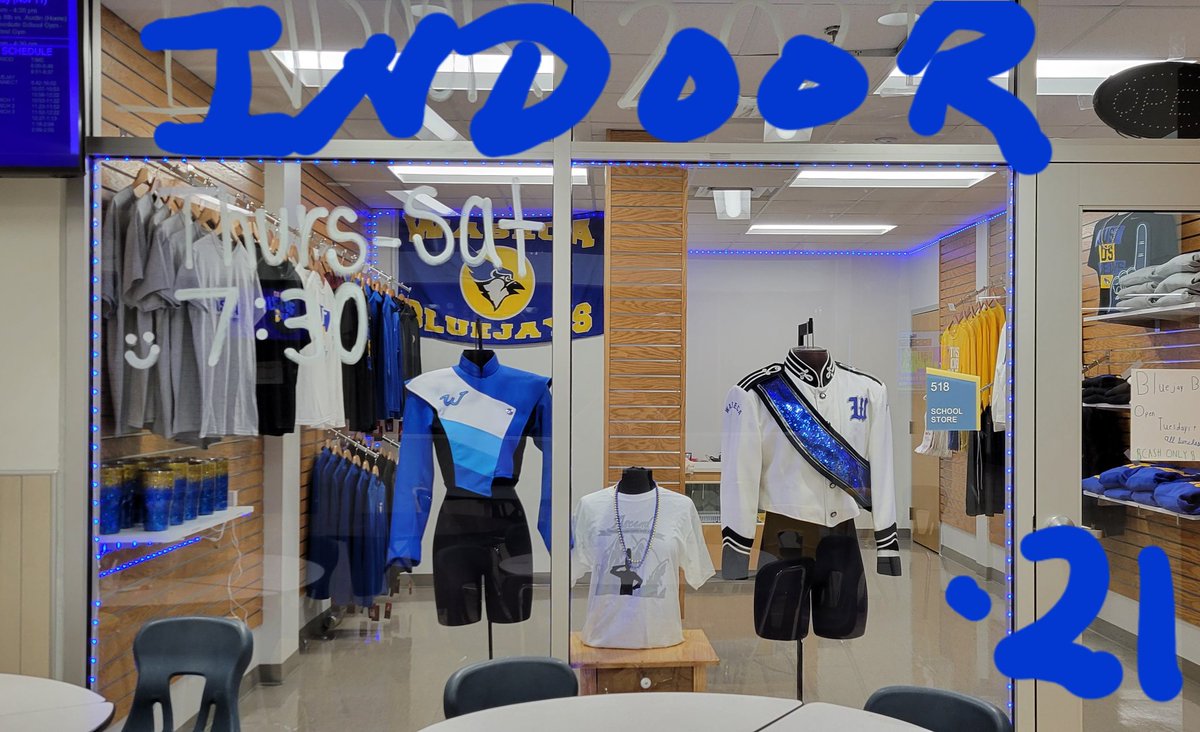 BluejayBasics's tweet photo. It's Indoor week!  Stop in and shop with us. Open Friday night of the concert!  #WasecaProud 💛💙 #bluejaybasics
@WasecaBluejays
@WasecaBands https://t.co/9Ibu42Gn59