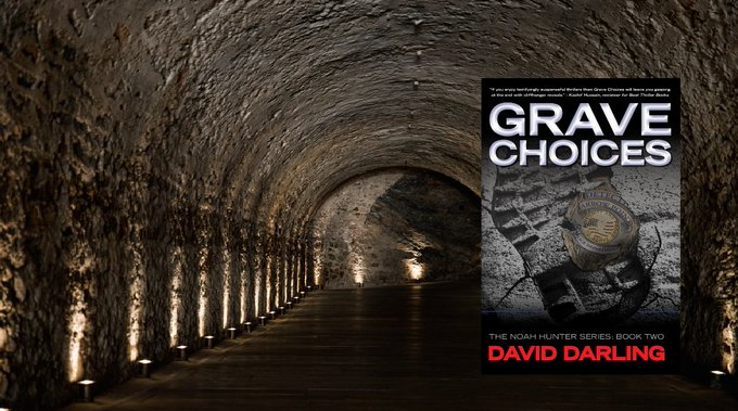 HashtagSpiruli's tweet photo. GRAVE CHOICES by @DavidDarlingCA lands on 11.30.21 & it's where the long arm of the law meets the wrong arm of the law. #NoahHunter is back and on the trail of an elusive serial killer. #amReading #Thrillers #Books #BookTwitter https://t.co/9sc5ZcHQfO