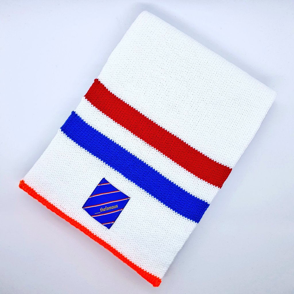 ___thefamous's tweet photo. 🔴⚪🔵 LAUNCH COMP**

Brand new release for 2021/22, our de Boer Scarf is now live on the website ⤵️

🌐 https://t.co/0TAXrvzu8y

First off the production line is up for grabs. PLAY:

💬 Tag an RDB fan below
💙 Like
🔁 RT Post

Winner picked Wednesday 10/11 👌🏻 https://t.co/TJYwP0j0Ek