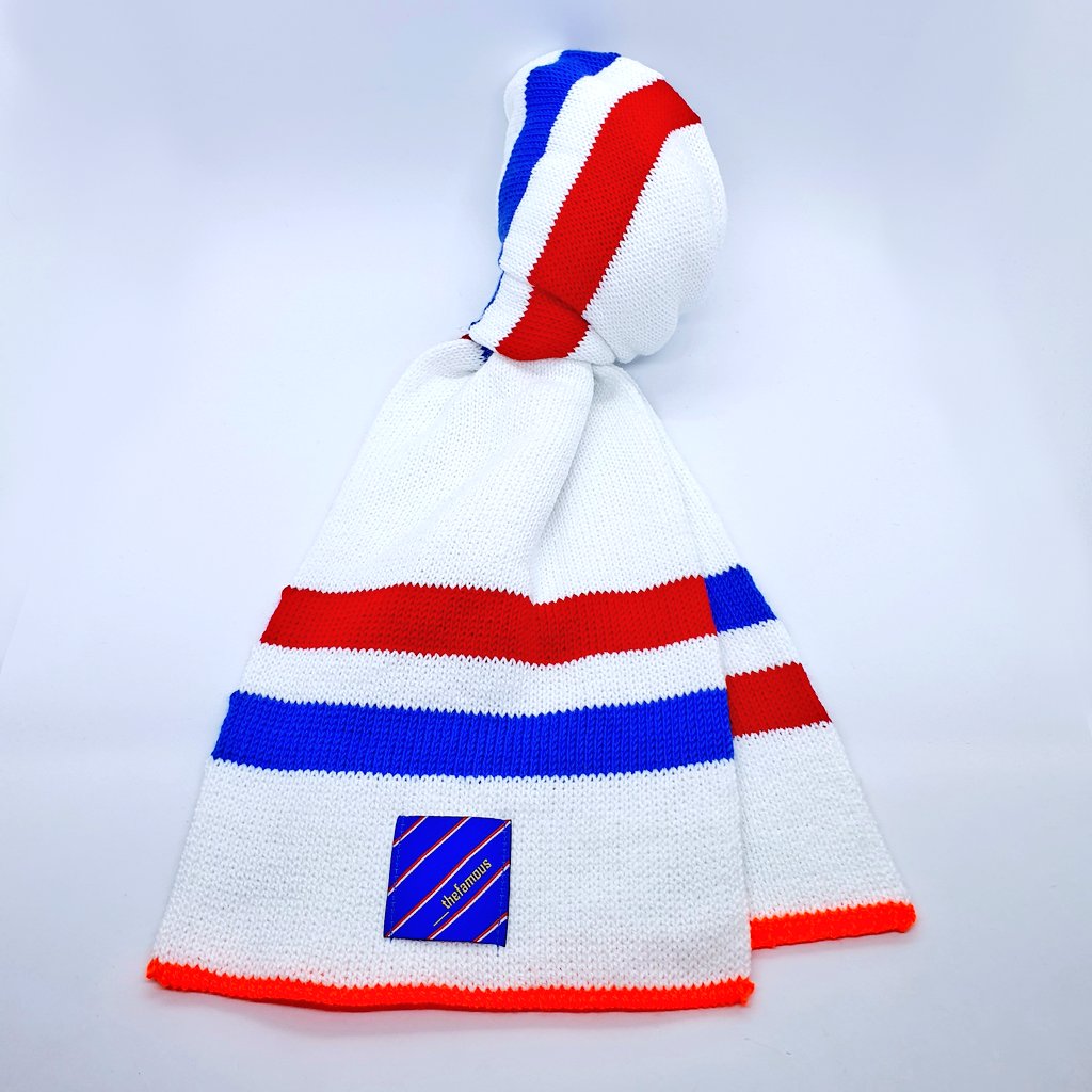 ___thefamous's tweet photo. 🔴⚪🔵 LAUNCH COMP**

Brand new release for 2021/22, our de Boer Scarf is now live on the website ⤵️

🌐 https://t.co/0TAXrvzu8y

First off the production line is up for grabs. PLAY:

💬 Tag an RDB fan below
💙 Like
🔁 RT Post

Winner picked Wednesday 10/11 👌🏻 https://t.co/TJYwP0j0Ek