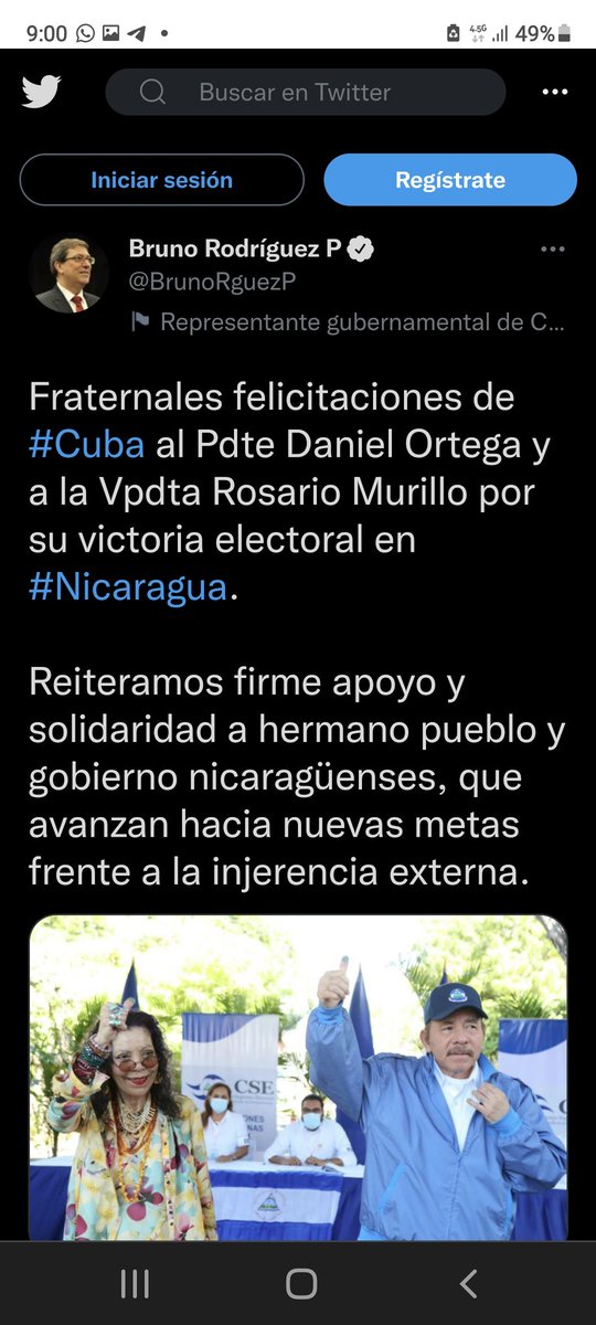 Embajador de Cuba en Nicaragua tweet media