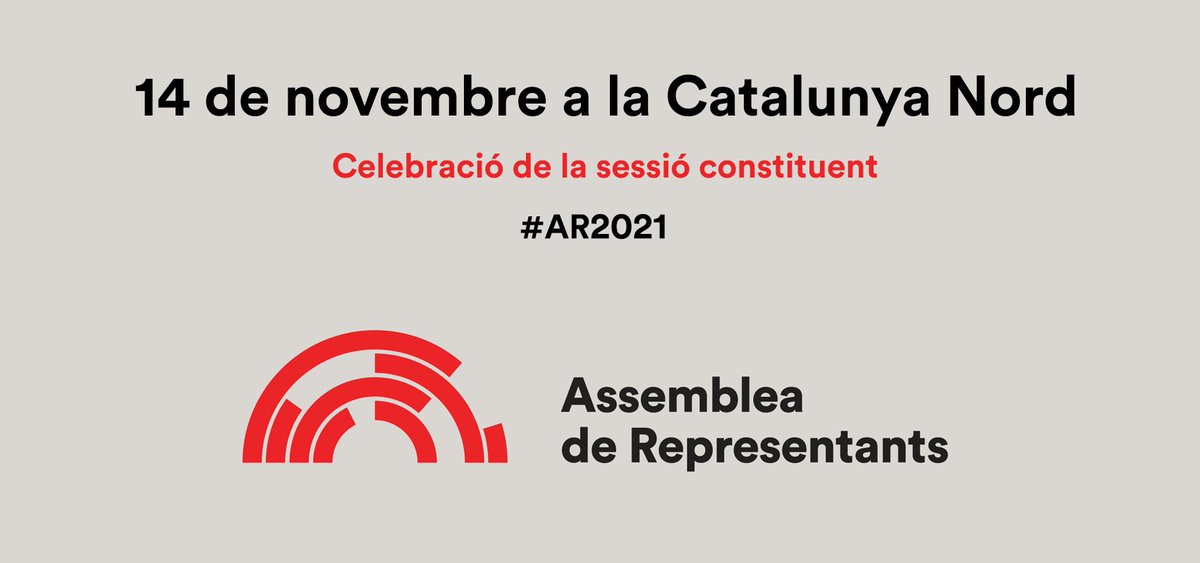 🔴 Celebrem la sessió constituent de l'#AR2021!

🗣️Els 121 representants escollits assistiran al Ple institucional:

📆Diumenge 14/11
⌚️11h
▶️ Ho podreu seguir al canal de YT del Consell

#PreparemNos