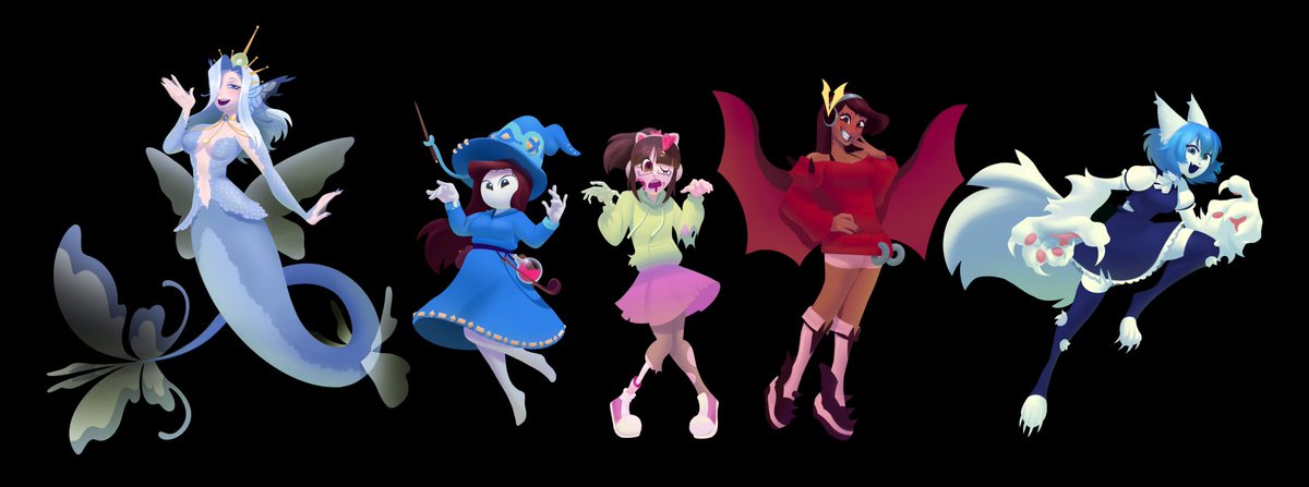 It was a whole lot of fun rendering these characters for @OR3O_XD ‘s music video MONSTER! 

Go check it out! It’s never too late for a bit of a spook!