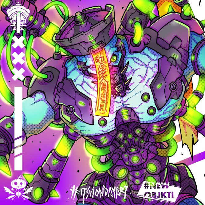 thepumpkinbear's tweet photo. !MIDNIGHT DROP! 
THE PALE KING IS HERE!
https://t.co/BMuJgQEA8w
BOW, PEASANT! 
#itsmondayart 
@onhicetnunc @hicetnunc2000 https://t.co/y8RaBZQBUS