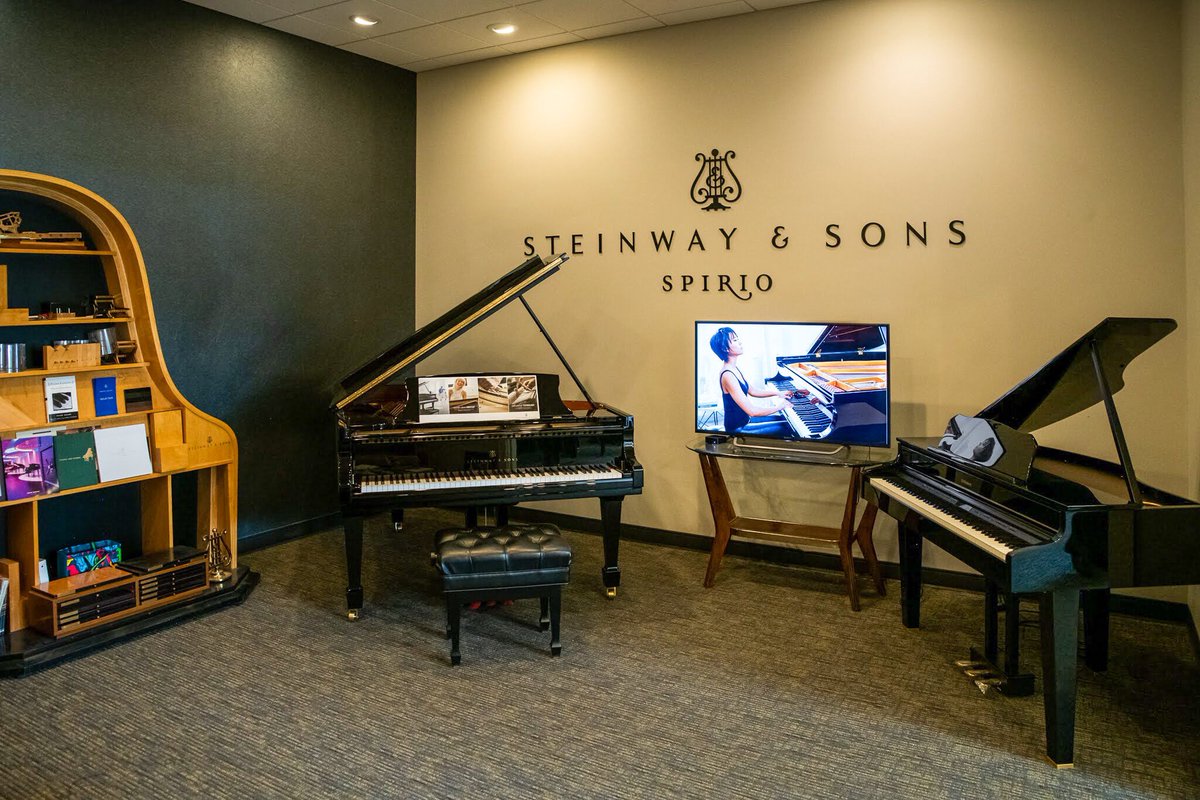 MeridianMusic3's tweet photo. With the @SteinwayAndSons Spirio, you can play, listen, record &amp; edit on one piano! It is intuitive technology bringing a legendary library of performances by incredible artists to your home. Come into our showroom to learn more! #MeridianMusicCompany #PianoEvolution #Spirio https://t.co/GihJdokaaX