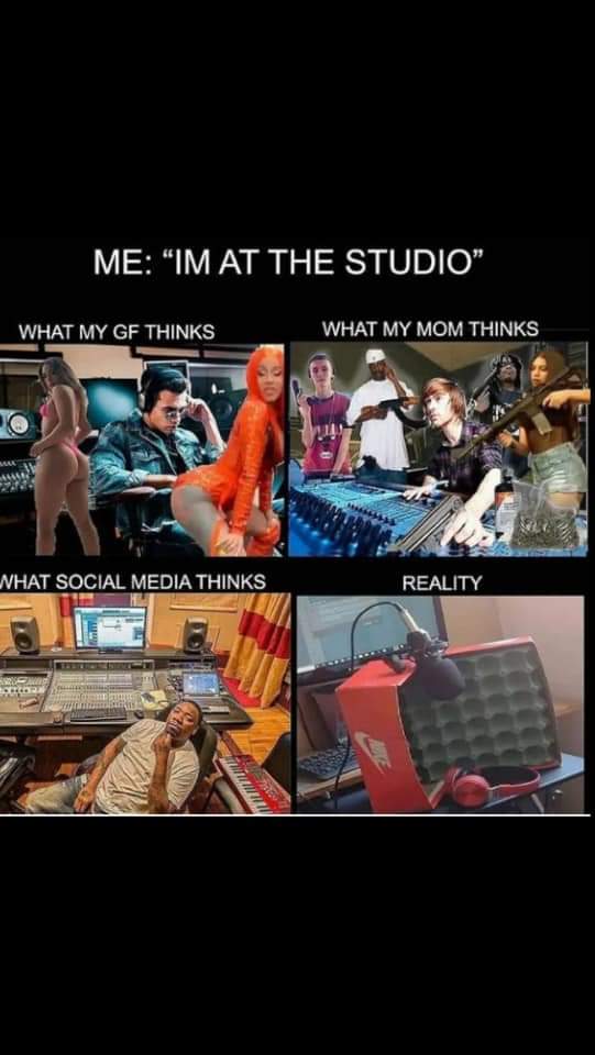 Oh snap, reality hurts! #musiclife. 😂