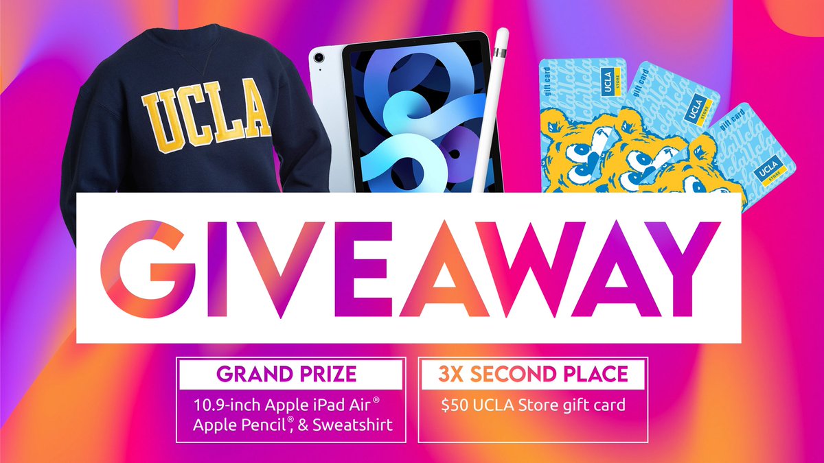 ASUCLAStudentU's tweet image. GIVEAWAY TIME!
POV: you want to become an ipad kid in college

here's how:
⭐️ follow us @ASUCLAStudentU
⭐️ tag your 2 late night study friends
⭐️ RT this tweet

*Must be a UCLA student to enter
Random winner will be chosen 11/11