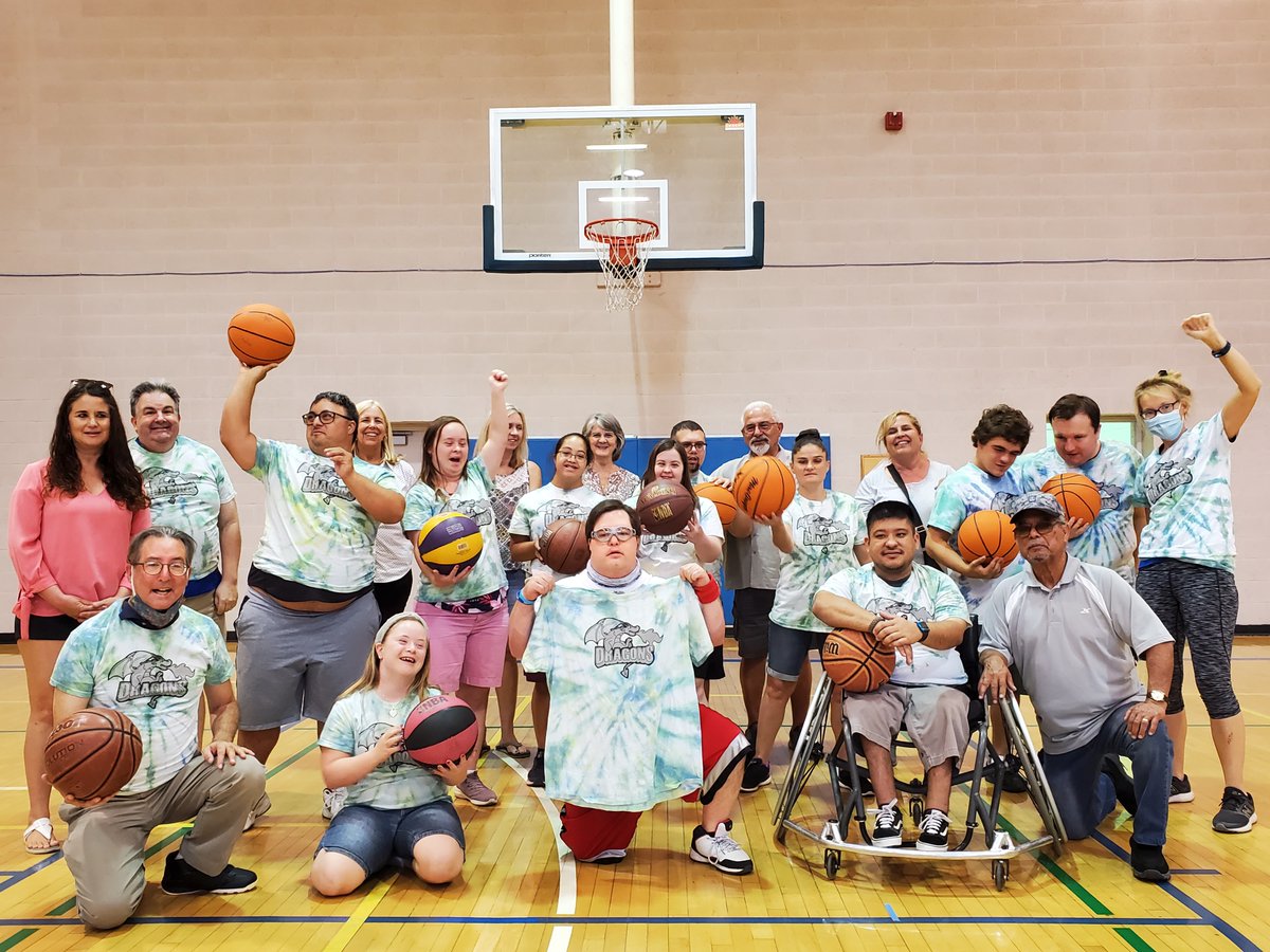 PPParasports's tweet photo. Today's Event: #Adaptivebasketball! 
Learn to play or improve dribbling shooting, and passing skills. All ability levels welcome for Adaptive Basketball at the Palm Desert Civic Center park from 5-6:30pm! Fee is $25 per month or FREE with adaptive membership! #DisabilityTwitter https://t.co/xsdIJHF11D