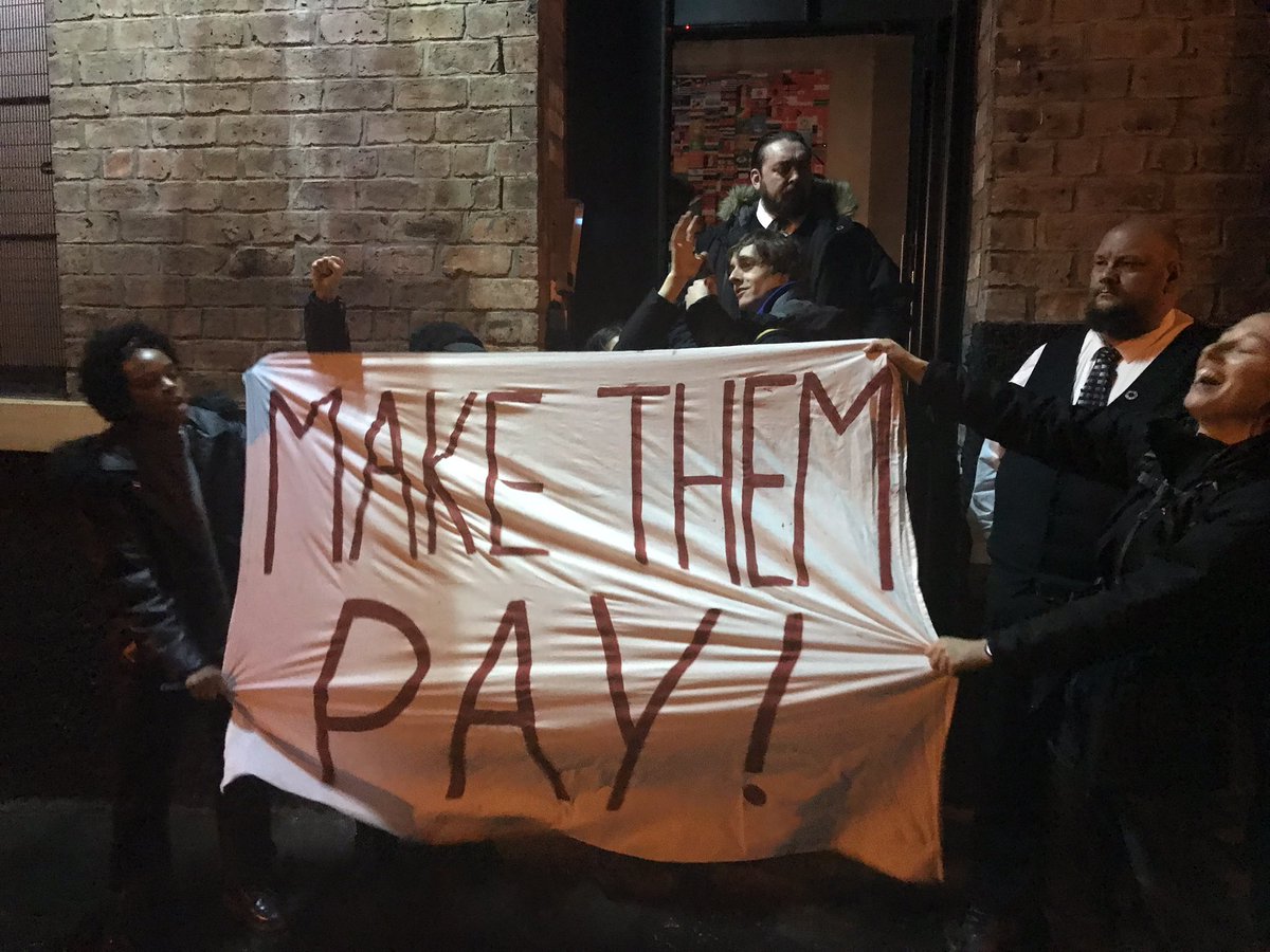 BREAKING: activists have locked on to each other blocking the road and glued themselves to the doors of the engine works in maryhill to disrupt a dinner of elite business leaders allegedly due to meet tonight for a dinner to discuss issues within COP26 summit.