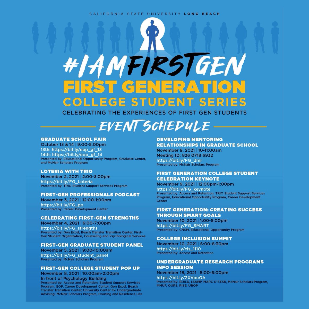 ProvostKSG's tweet image. join us in celebrating the experience of first gen college students 🎉 The #IAmFirstGen First Generation College Student series events are hosted by the University Center for Undergraduate Advising. 📖