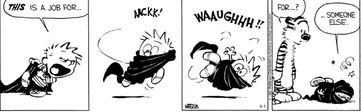 Calvinn_Hobbes's tweet photo. 😅😅😂 #CalvinandHobbes https://t.co/u2KRAfj9ac