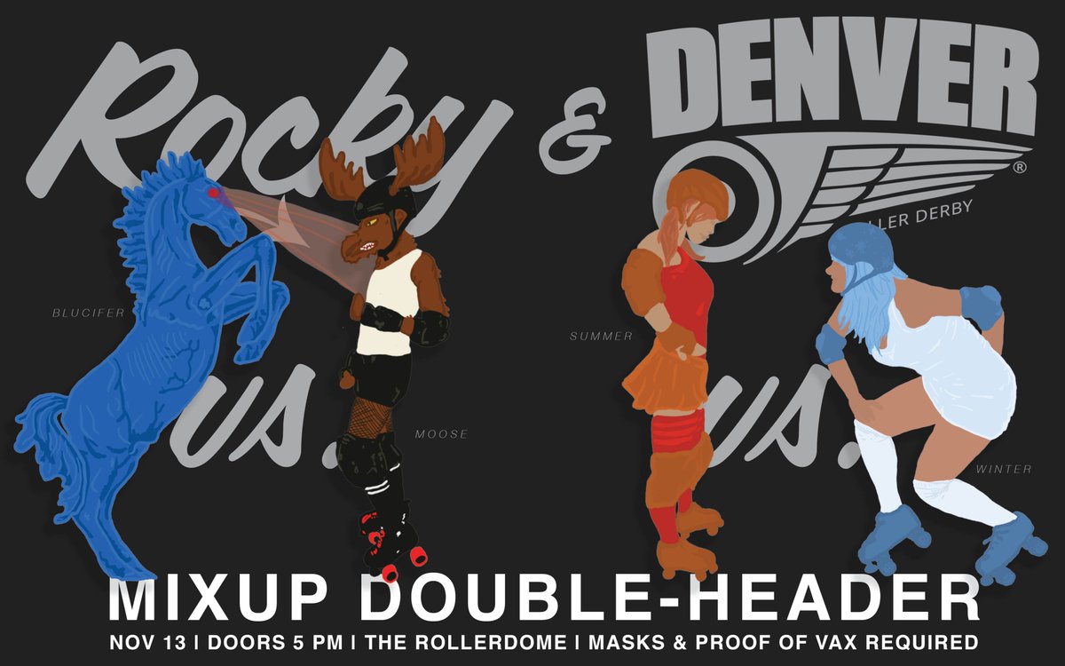 DNVRRollerDerby's tweet photo. Tickets for Saturday are selling fast! Under 100 left. We sold out last time, and hoping to sell out again! #DRD #DRDMVP #rollerderby #derbytwitter #DEN @RockyMountainRG https://t.co/FOXBJwxaqD https://t.co/trhu4Dtu0f