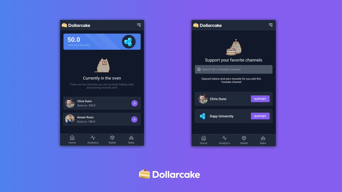 Download the <a href="/dollar_cake/">Dollarcake ($Dcake)</a> web3 wallet and score a 200 $DCAKE airdrop. Start earning crypto rewards for your precious time on the <a href="/YouTube/">YouTube</a> channels you already watch.