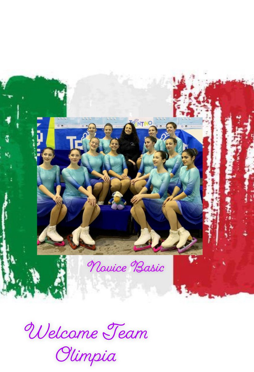 We welcome to the team Olimpia from Italy #Italy #sys #synchronisedskating #tissot #Neuchatel #Neuchateltrophy