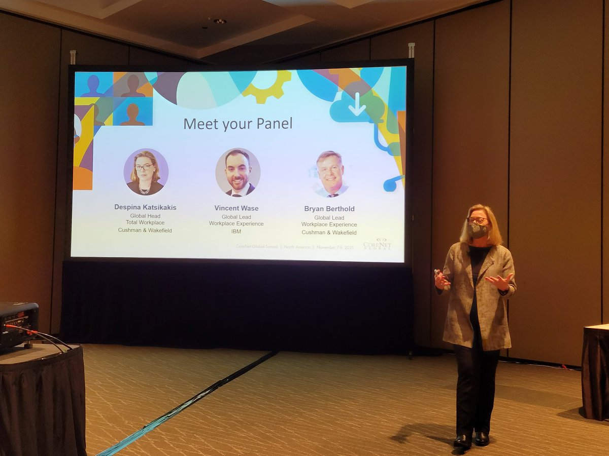 Leading an Active Recovery - returning to office in a new way @CoreNetGlobal Summit <a href="/CushWake/">Cushman & Wakefield</a> Despina Katsikakis