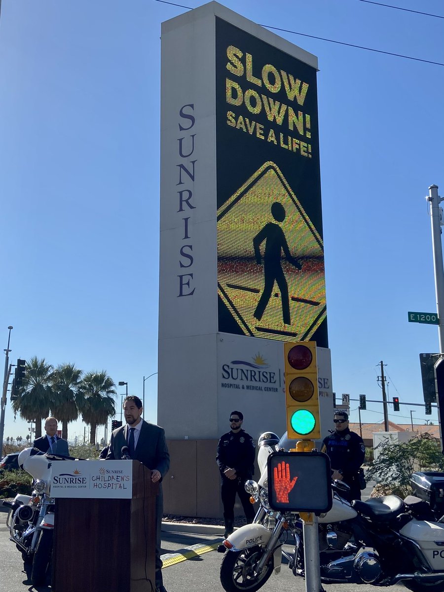Most pedestrian fatalities occur between dusk and dawn when it’s harder for motorists to see pedestrians. That’s why we’re urging all pedestrians to stop and wait for vehicles to pass rather than trusting that drivers will see them. #Dusk2DawnNV #PedSafeLV