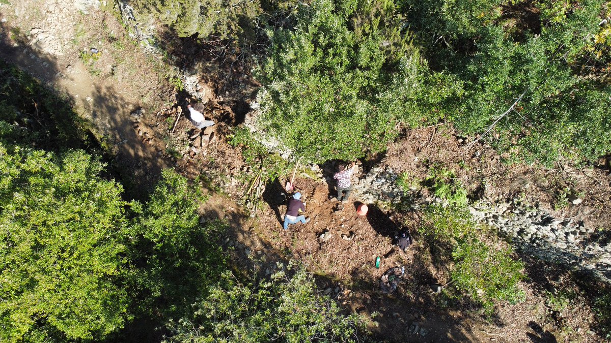 All of the trails on the #Sciacchetrail course are currently open, and thanks to the constant presence of the <a href="/parco5terre/">Parco Cinque Terre</a> trail maintenance team, damaged trail segments are being repaired.  One crew is now rebuilding collapsed #drystonewalls on Trail N. 586.
#cinqueterre