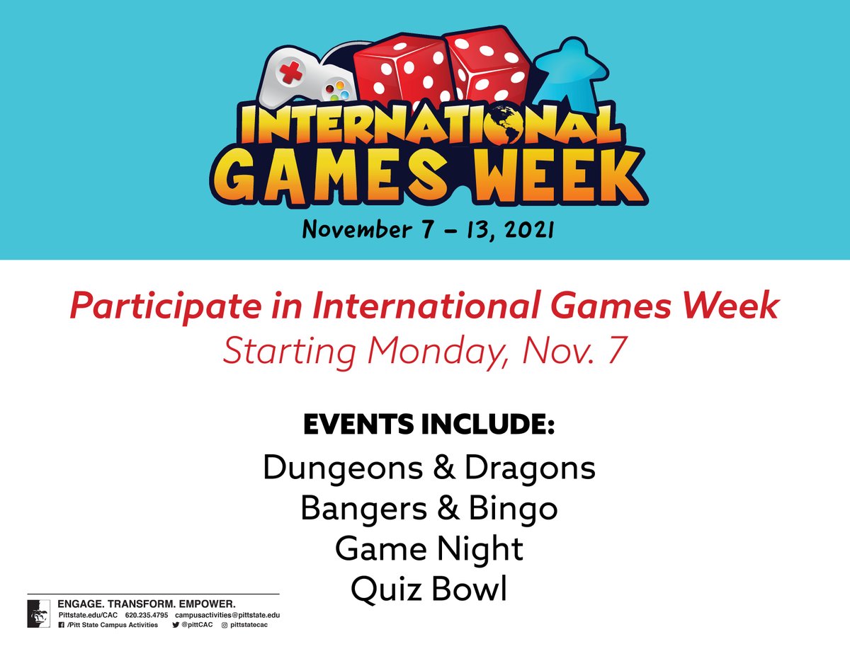 Pitt State Campus Activities tweet media