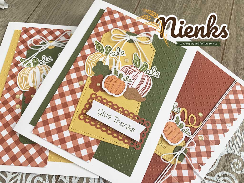 I was mass making #Thanksgiving cards with a past #paperpumpkin kit if you would like to #CraftWithMe here is part 1 youtu.be/0PyAaea69UM 

#nienks #crafts #handmadecards #greetingcard #stampinup