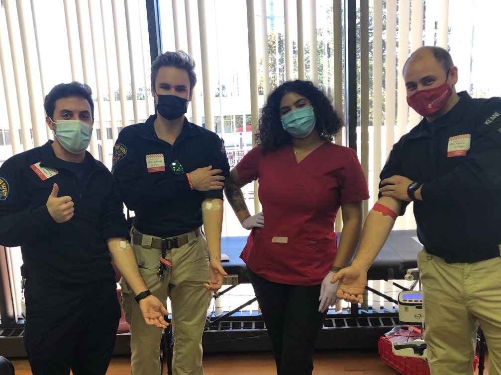 MSUFacilities's tweet photo. Our brave Fire Safety team donates to the American Red Cross Blood Drive! https://t.co/12tvo7GmBd