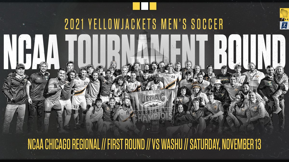 uwsmsoc's tweet photo. Yellowjackets headed to Chicago to take on WashU in NCAA tournament first round

📰 https://t.co/PPffKp5pqG

#WeAreSuperior https://t.co/JxlZOUmun8
