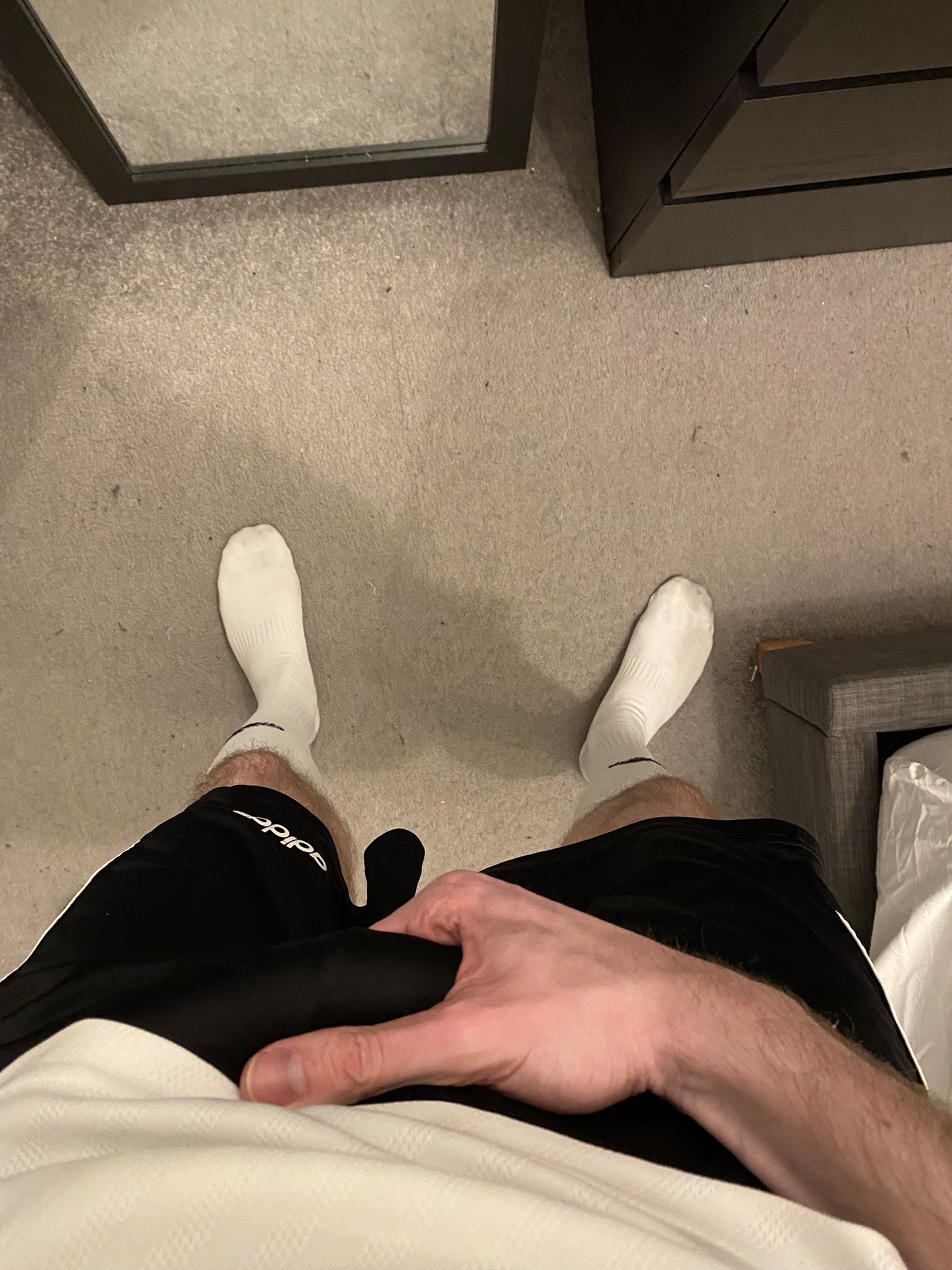 2 pic. Getting ready for football tonight! ?? check out my my #onlyfans later on tonight for post match