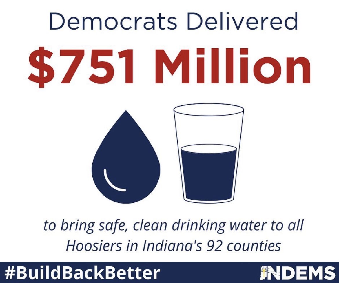 JakeinCarmel's tweet photo. Indiana Democrats are fighting for all Hoosiers. #BuildBackBetter #Indiana #infrastructure #DemocratsDeliver #hoosiervalues https://t.co/JqpYwHUOS0