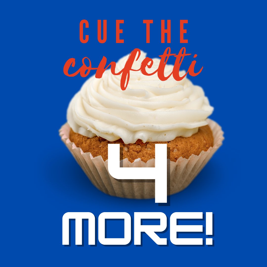 BakeTexasBlue's tweet photo. Wow! 2 more donors in just the past few hours! THANK YOU! π
#TurnTexasBlue
Cue the confetti! Only 4 more to reach our goal of π―donors!
#DonateForCupcakes
See links π in bio
#BakeBackBetterTX
This might happen today!
#DallasCountyDemocrats
#VoteDemocratic
#TXDeservesBetter https://t.co/rm1Ozw8Lgn